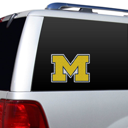 Michigan Wolverines Window Film 12 Inch Die Cut Premium - ToylandEU
