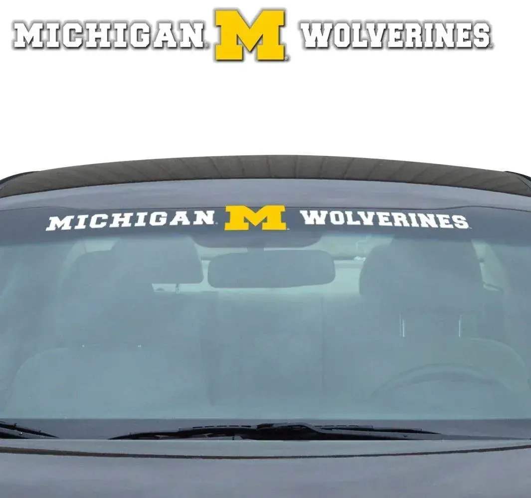  Michigan Wolverines Windshield Decal 35x4 Universal Fit -  ToylandEU™