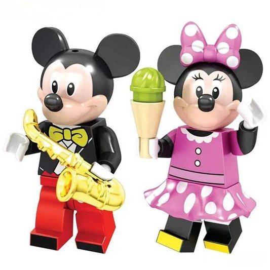  Mickey And Minnie Lego Minifigures Set Monochrome -  ToylandEU™