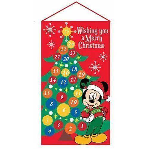  Mickey Mouse Advent Calendar Fabric Countdown 19 Inch -  ToylandEU™