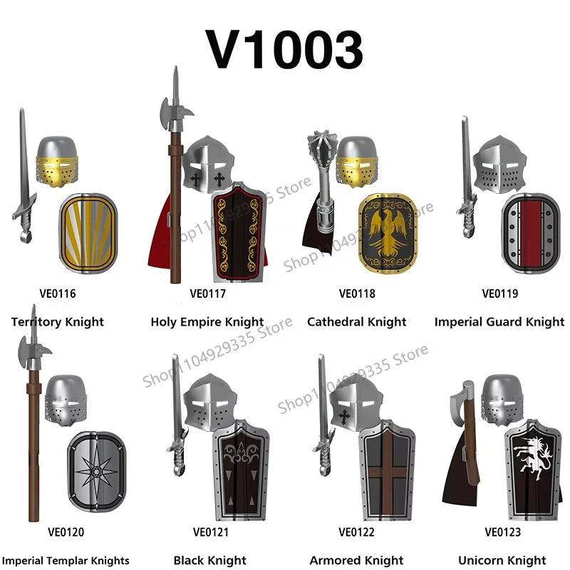 Micro Building Blocks | Medieval Knight Figures | Toylandeu™