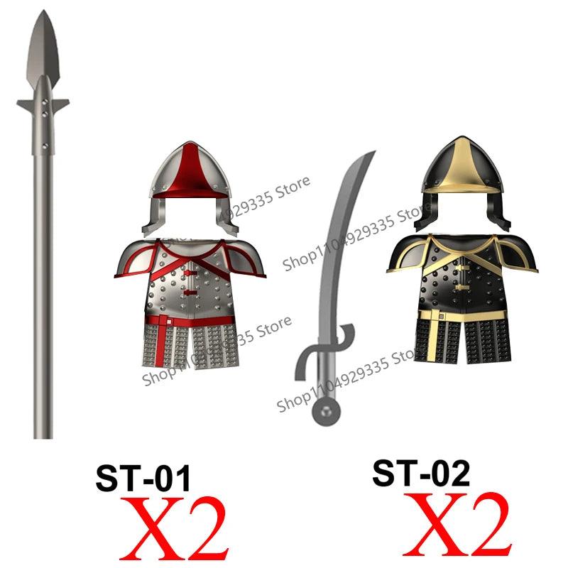 Micro Building Blocks | Medieval Knight Figures | Toylandeu™