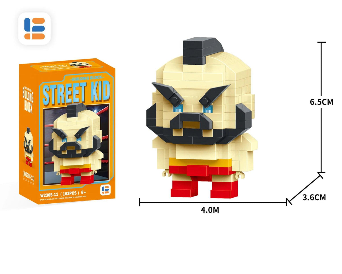 Micro Building Blocks | Street Fighter Models | Toylandeu™