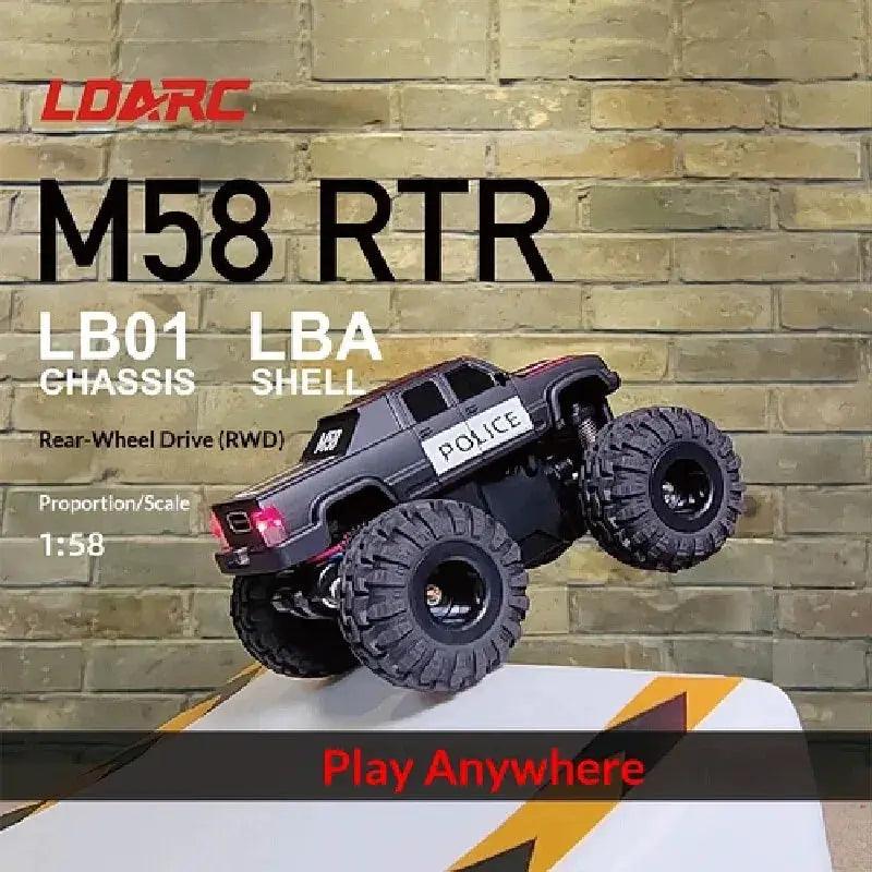  Micro Monster Truck RC Car Desktop Mini 1to58 RTR -  ToylandEU™