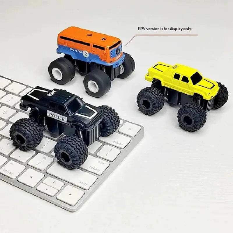 Micro Monster Truck RC Car Desktop Mini 1to58 RTR Transmitter - ToylandEU