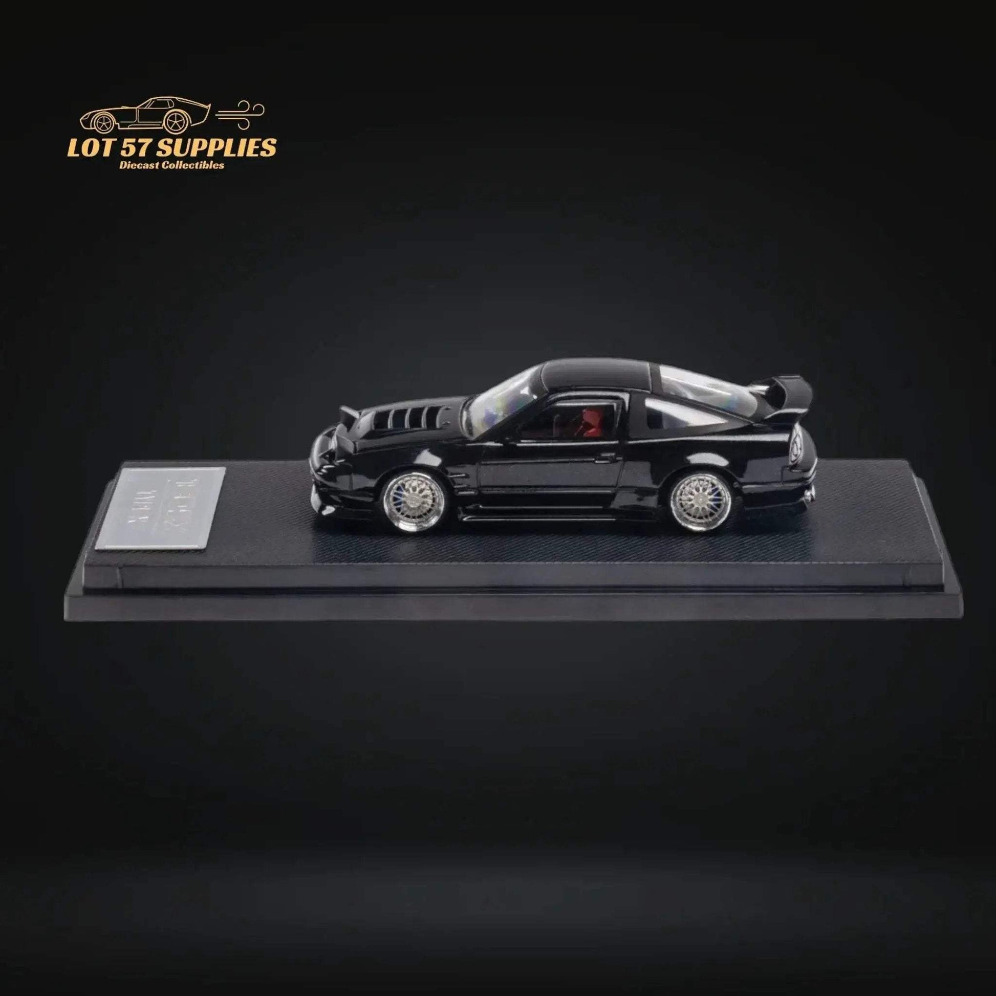 MicroTurbo Custom 180SX Type X Metallic Black 1:64 MT64180SXBLK - ToylandEU