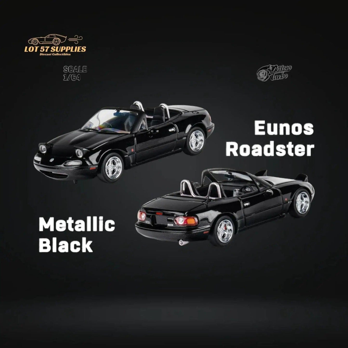  MicroTurbo Eunos Roadster MX-5 1:64 Diecast Limited -  ToylandEU™