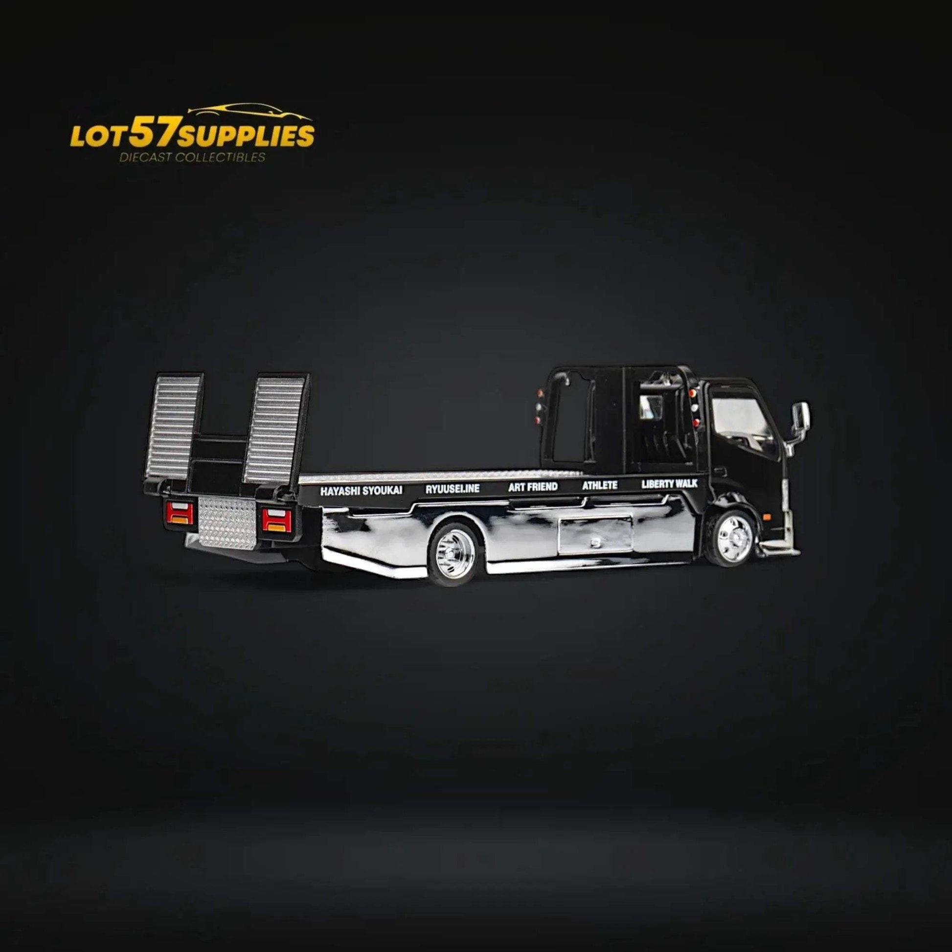 MicroTurbo HINO 300 Custom Flatbed Truck AIT Limited Edition Flatbed 1:64 - ToylandEU