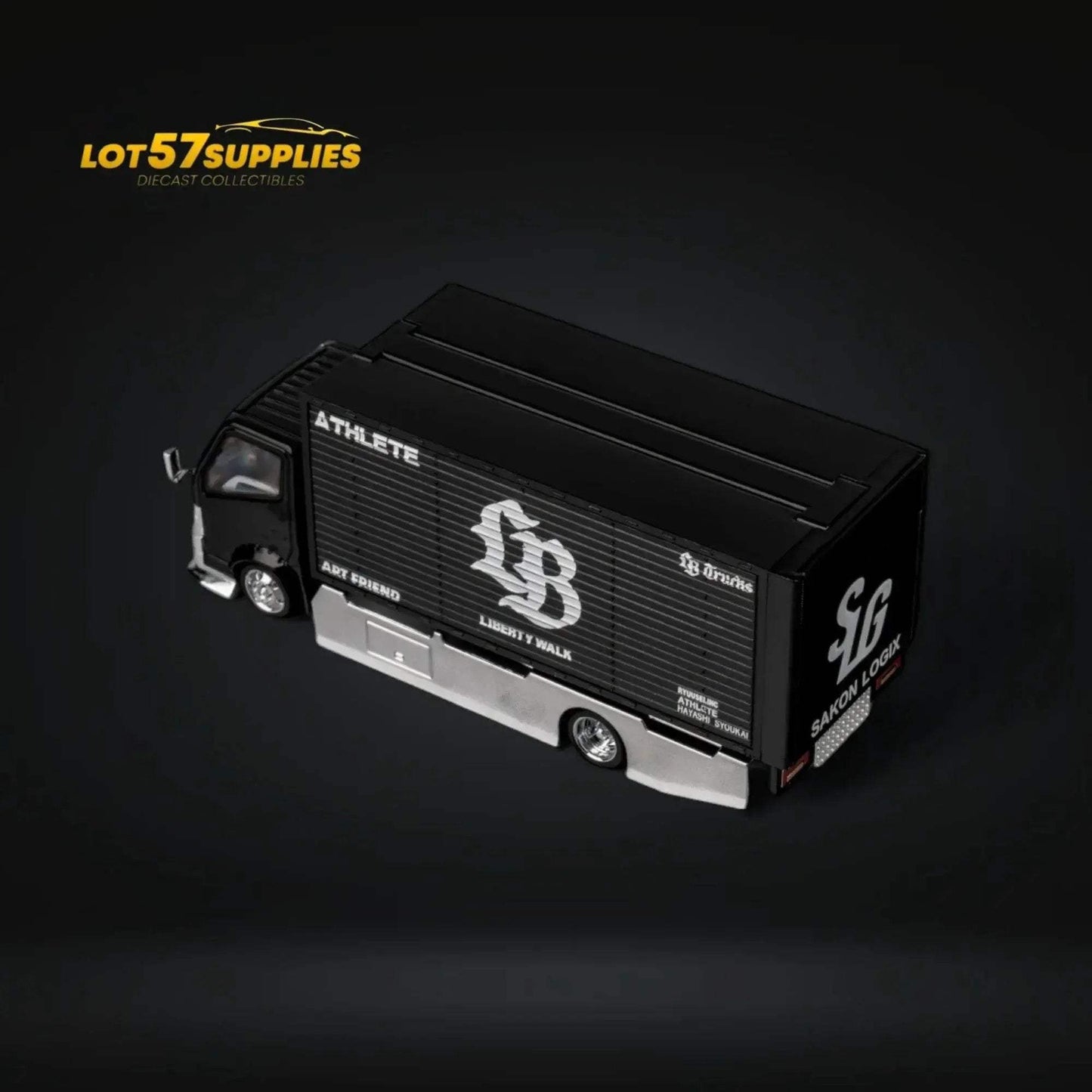 MicroTurbo HINO 300 Custom Box Truck AIT Limited Edition 1:64 - ToylandEU