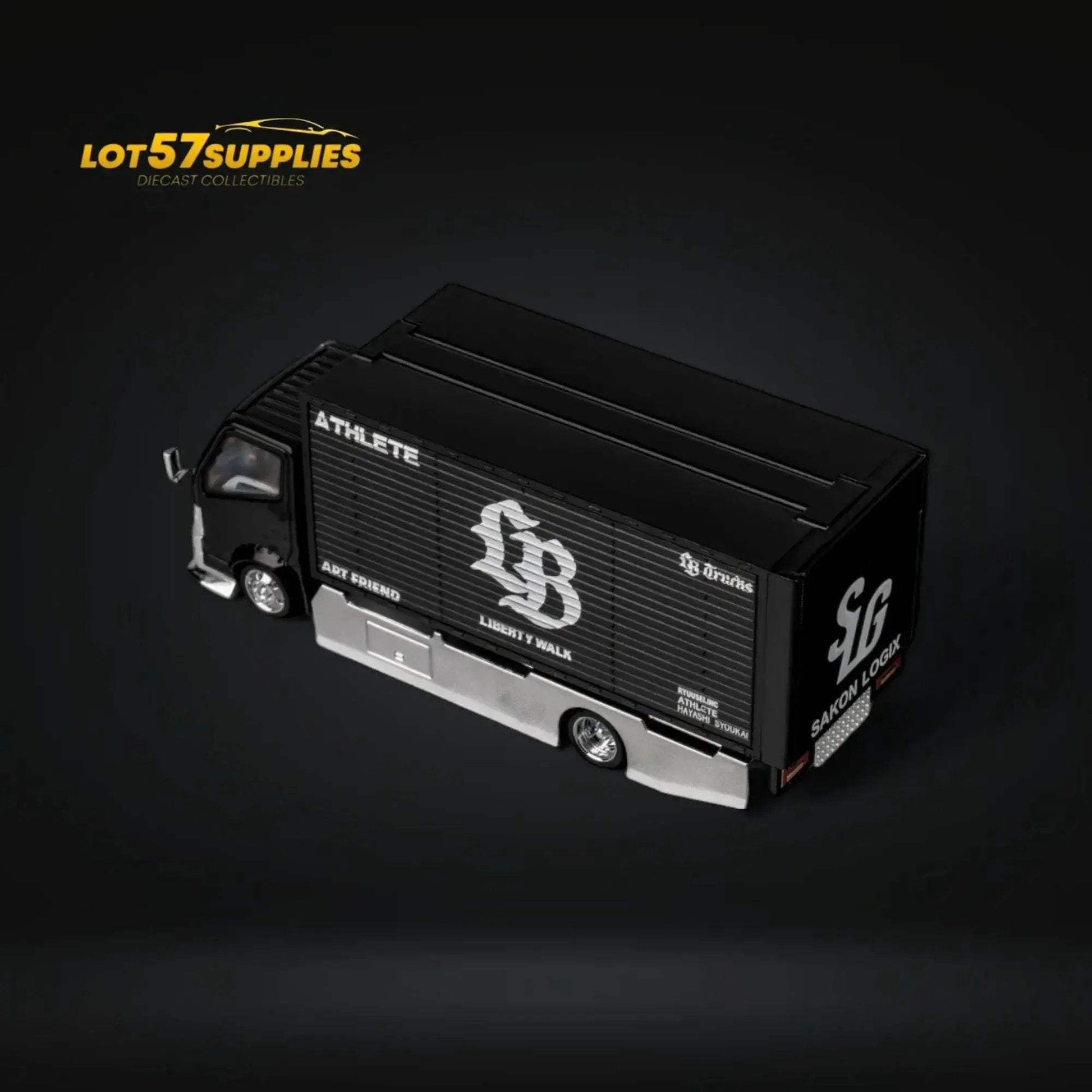 MicroTurbo HINO 300 Custom Box Truck AIT Limited Edition 1:64 - ToylandEU