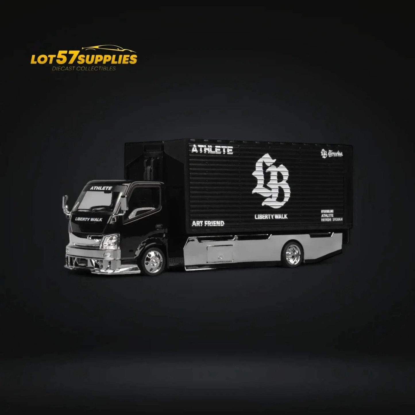 MicroTurbo HINO 300 Custom Box Truck AIT Limited Edition 1:64 - ToylandEU