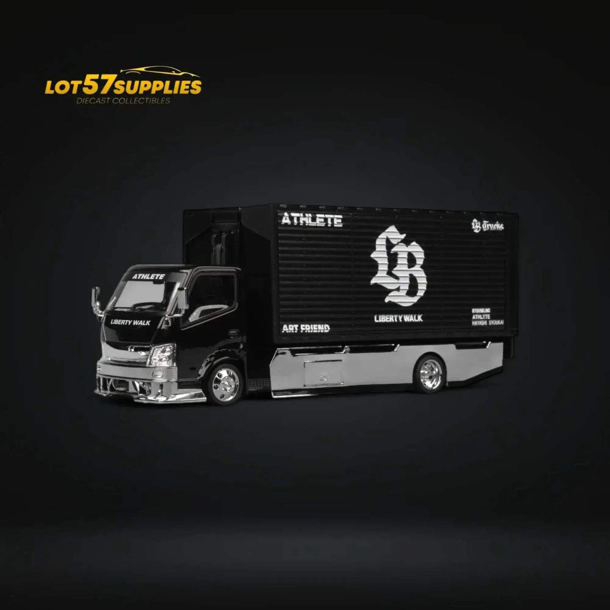 MicroTurbo HINO 300 Custom Box Truck AIT Limited Edition 1:64 - ToylandEU