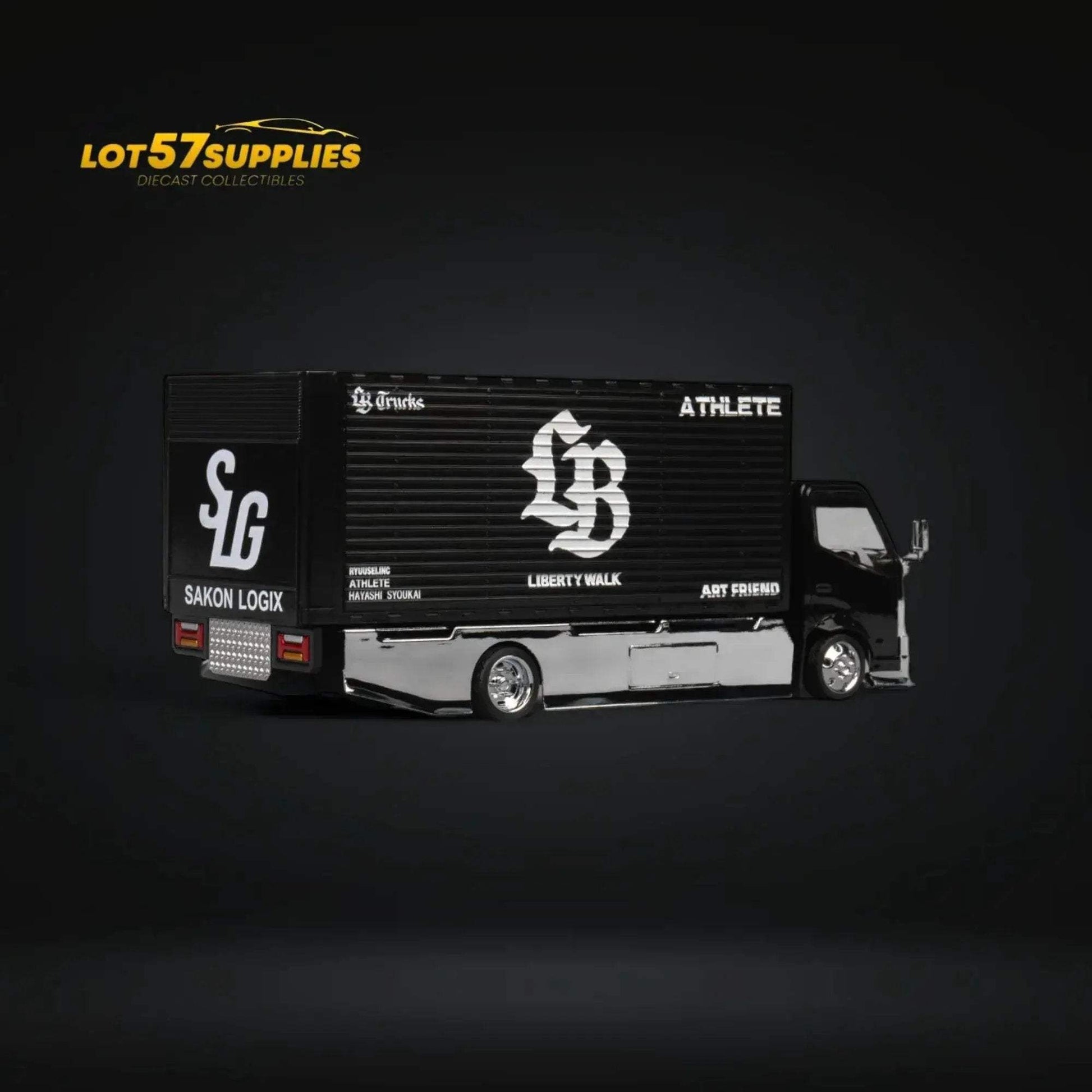MicroTurbo HINO 300 Custom Box Truck AIT Limited Edition 1:64 - ToylandEU