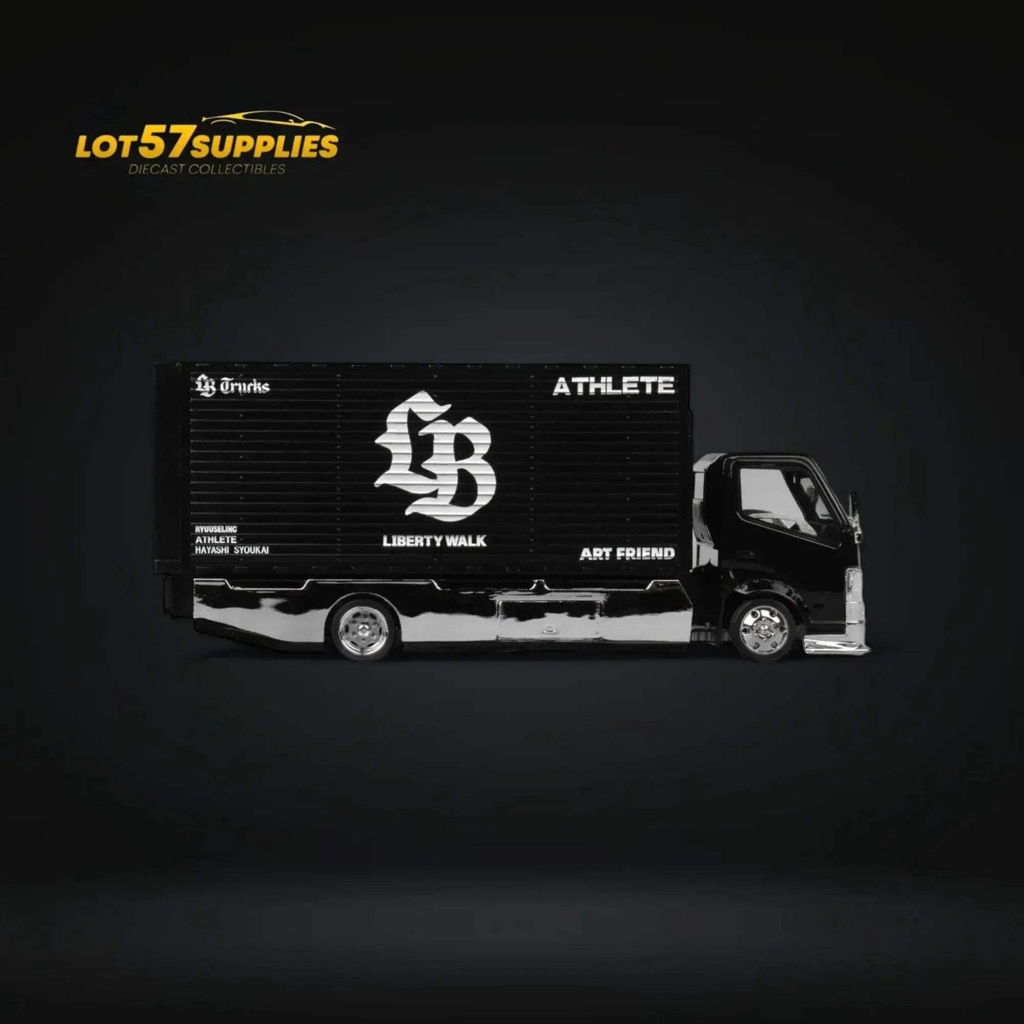 MicroTurbo HINO 300 Custom Box Truck AIT Limited Edition 1:64 - ToylandEU