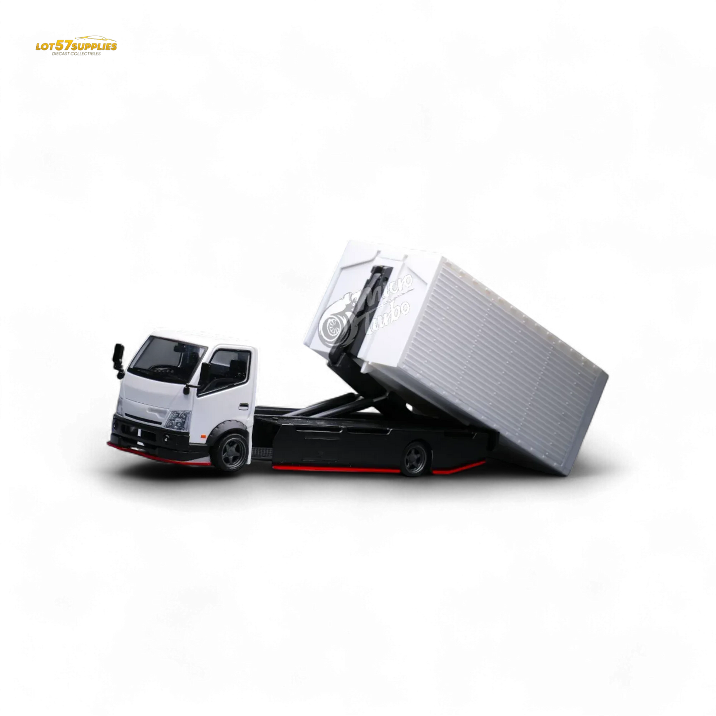 MicroTurbo HINO 300 Custom Wing Truck Limited to 1,000 Pcs & Stickers Included 1:64 - ToylandEU
