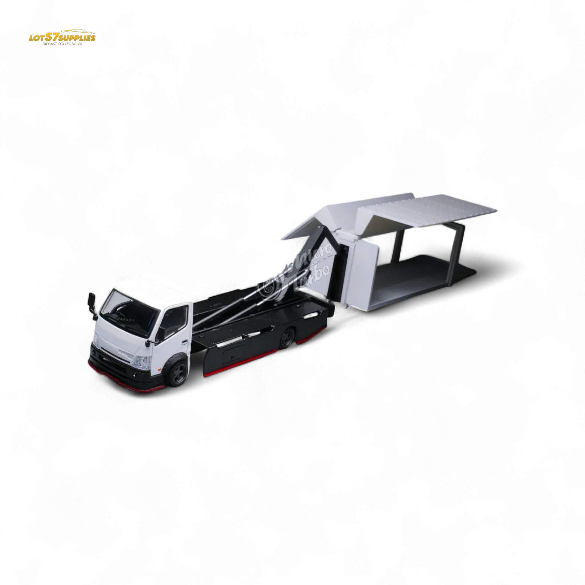 MicroTurbo HINO 300 Custom Wing Truck Limited to 1,000 Pcs & Stickers Included 1:64 - ToylandEU