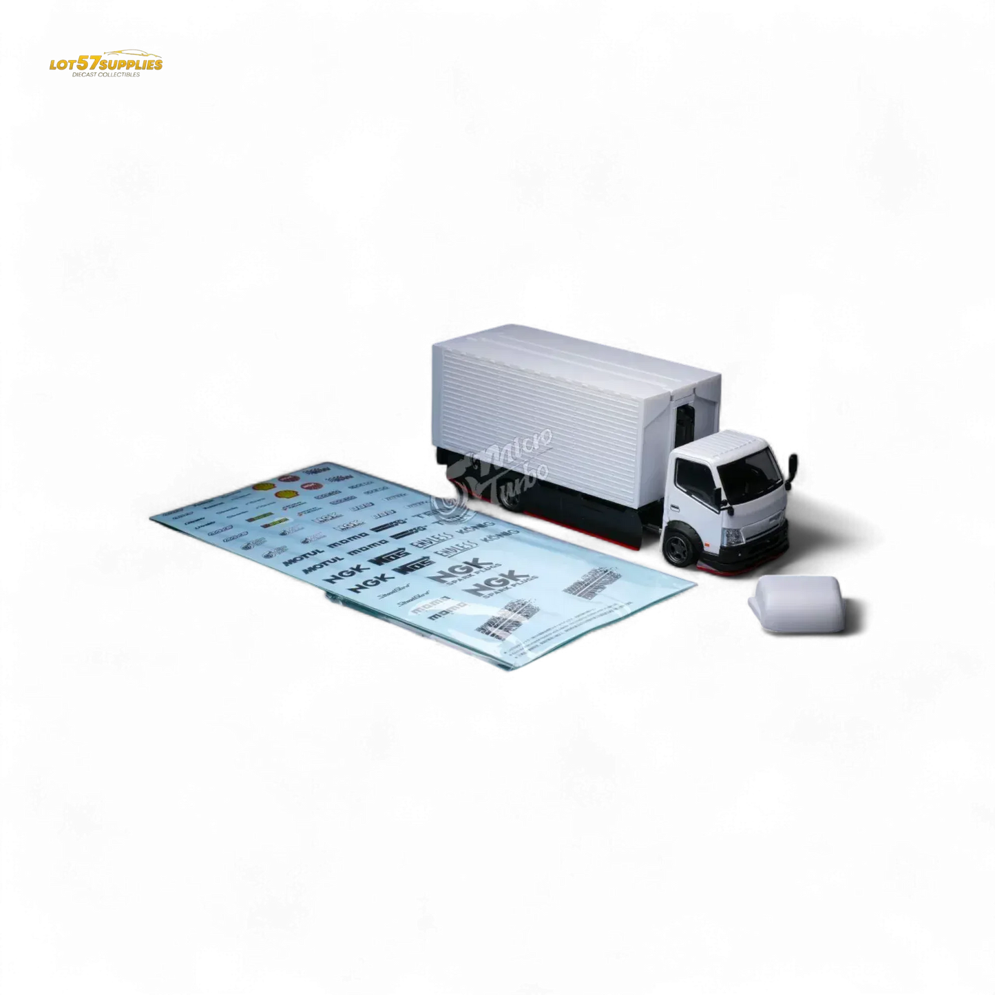 MicroTurbo HINO 300 Custom Wing Truck Limited to 1,000 Pcs & Stickers Included 1:64 - ToylandEU