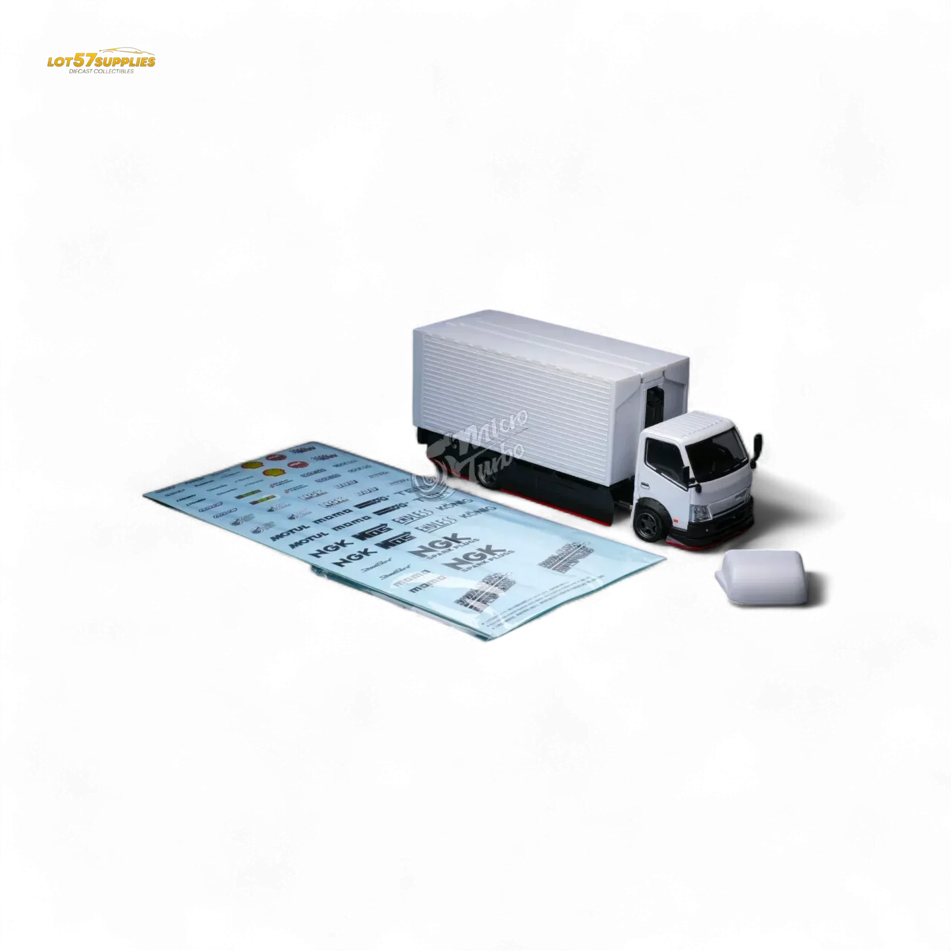 MicroTurbo HINO 300 Custom Wing Truck Limited to 1,000 Pcs & Stickers Included 1:64 - ToylandEU