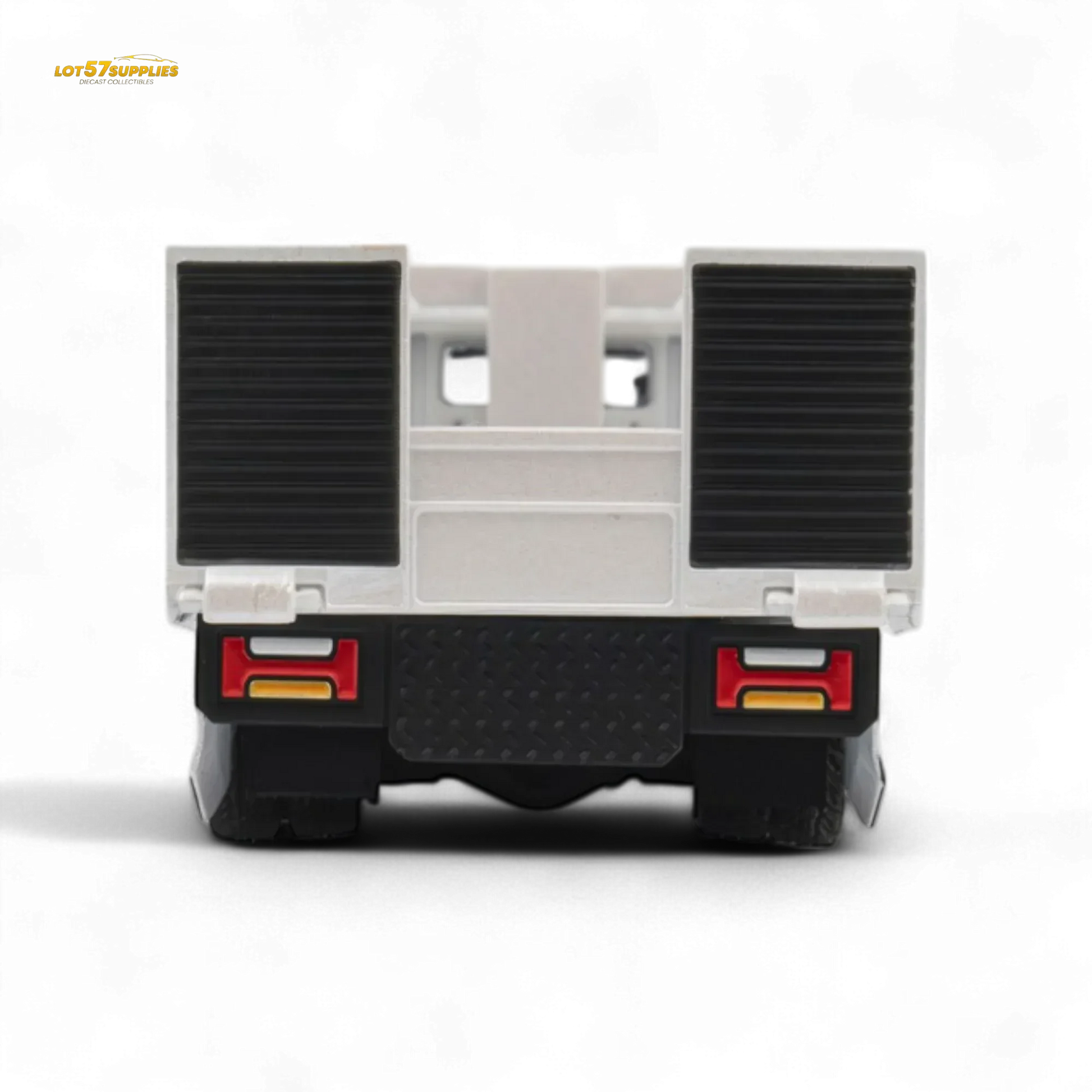 MicroTurbo HINO 300 Flat Bed Transport Truck in Pandem Rocket Bunny White 1:64 - ToylandEU