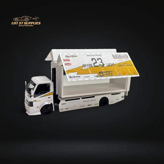  MicroTurbo Hino 300 LBWK Silhouette Lighting #23 1:64 -  ToylandEU™