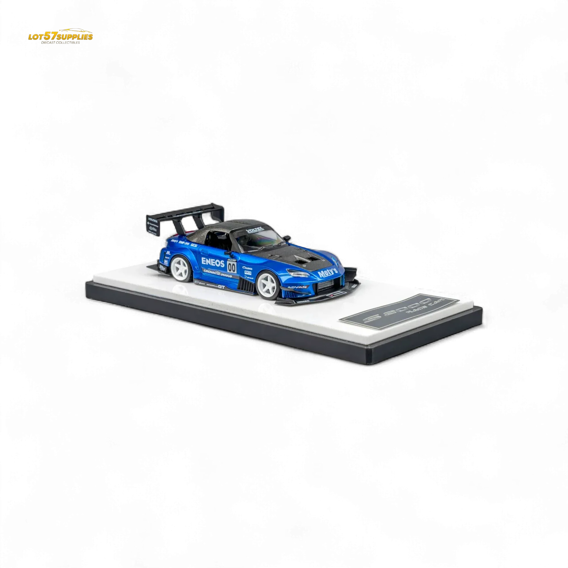 MicroTurbo Honda S2000 ENEOS #00 TOP FUEL - Candy Blue 1:64 - ToylandEU