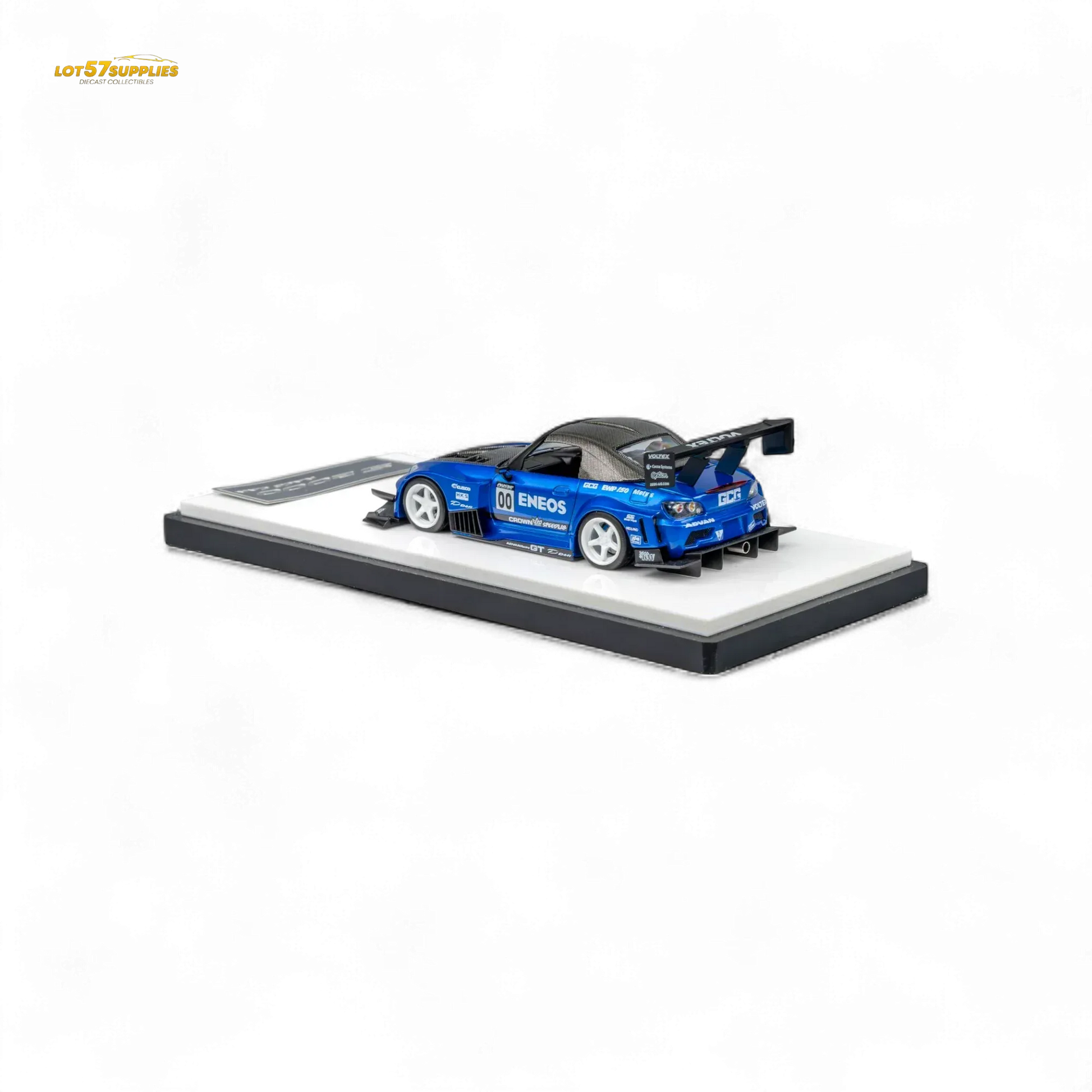 MicroTurbo Honda S2000 ENEOS #00 TOP FUEL - Candy Blue 1:64 - ToylandEU