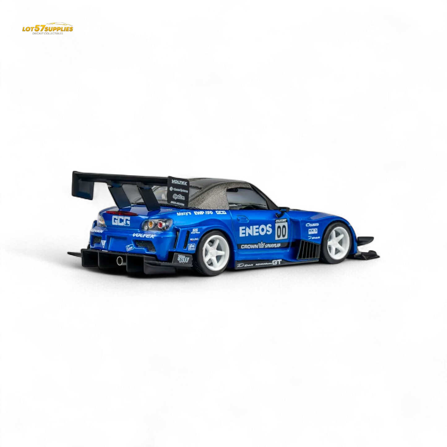 MicroTurbo Honda S2000 ENEOS #00 TOP FUEL - Candy Blue 1:64 - ToylandEU