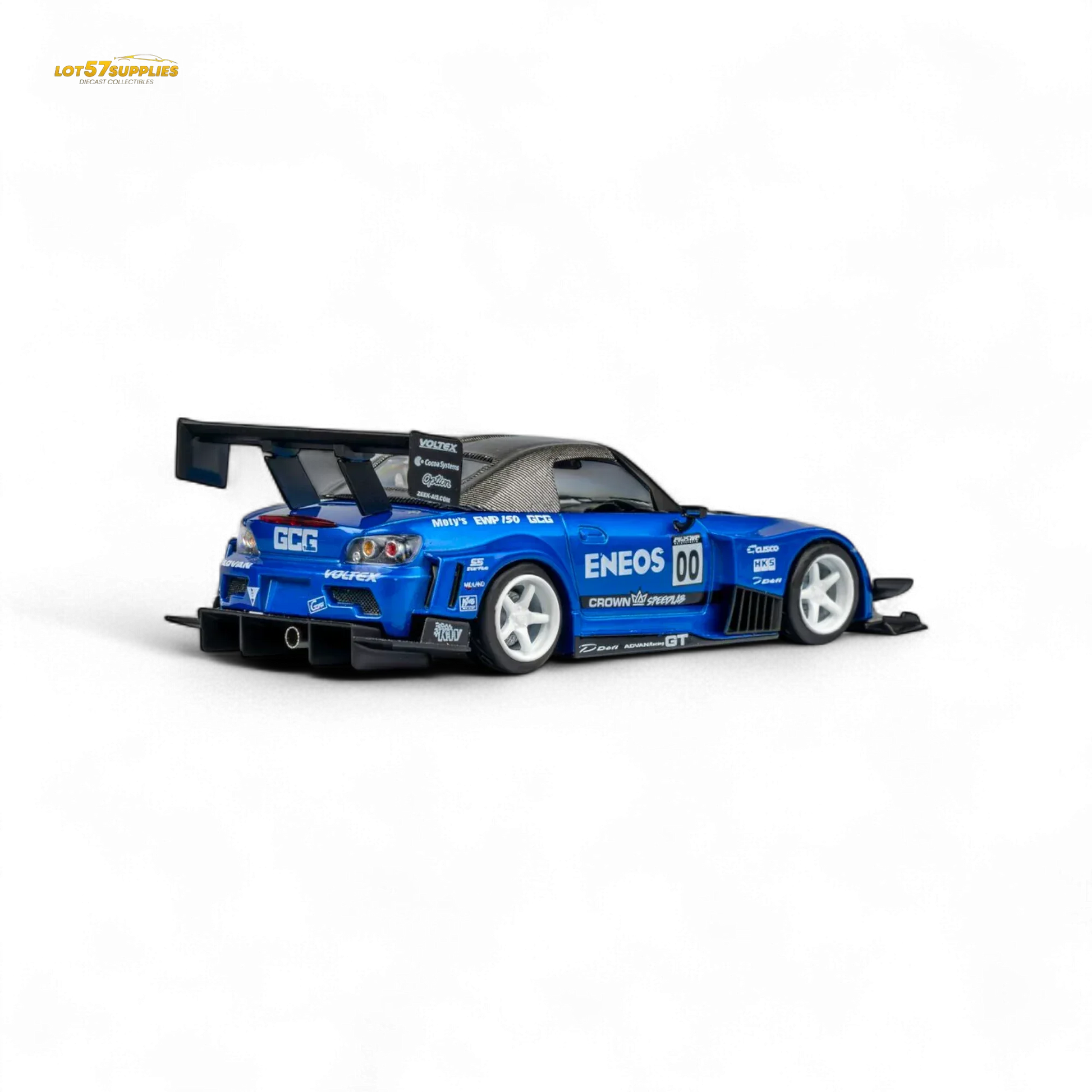MicroTurbo Honda S2000 ENEOS #00 TOP FUEL - Candy Blue 1:64 - ToylandEU