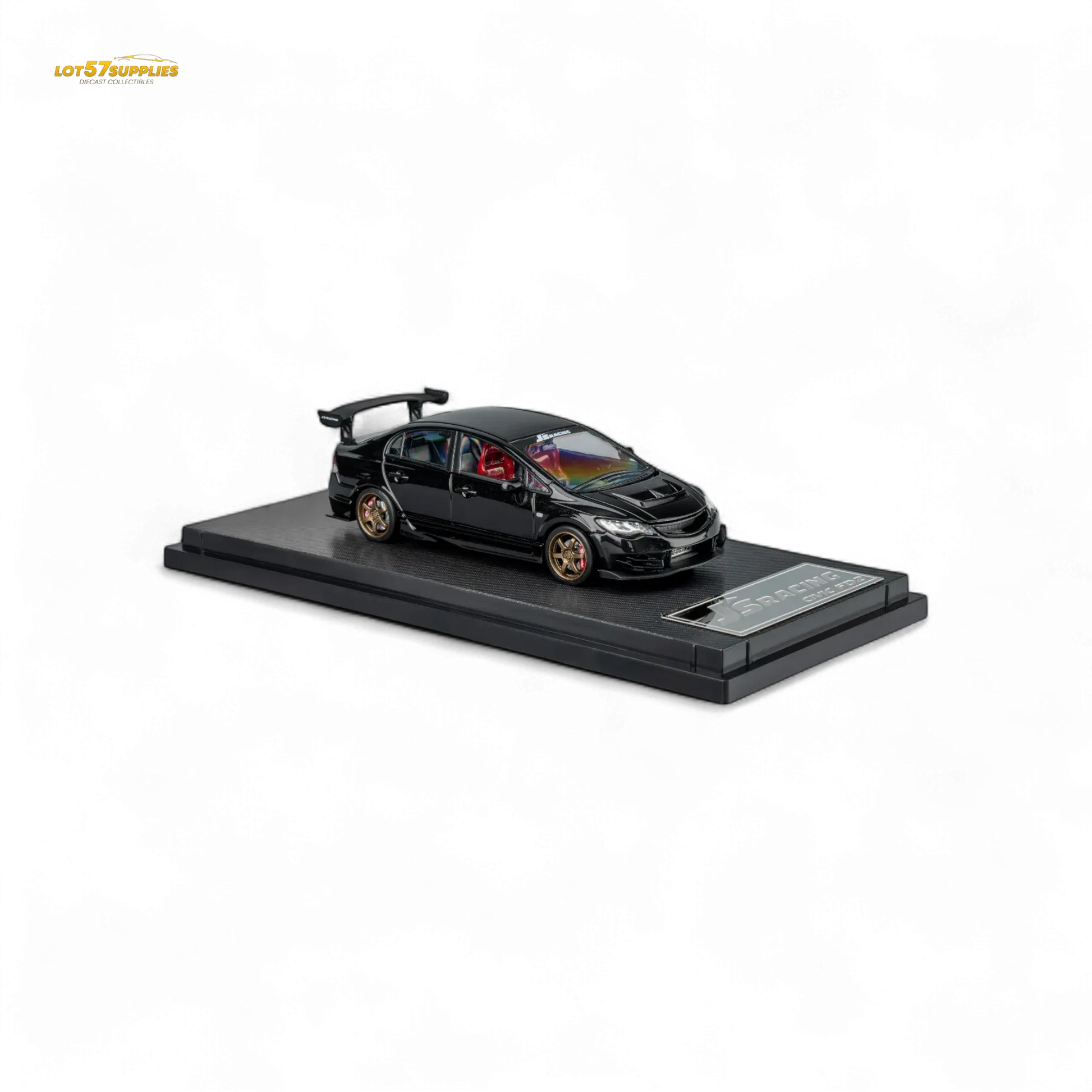 Microturbo FD2 J'S Racing Metallic Black 1:64 - ToylandEU