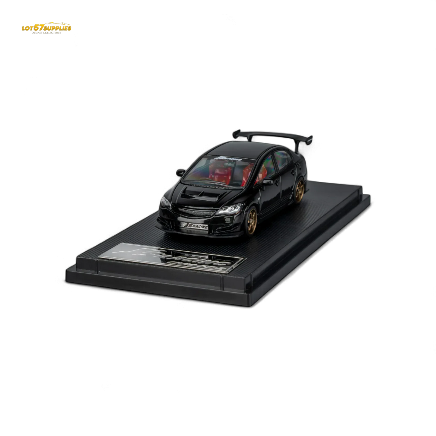 Microturbo FD2 J'S Racing Metallic Black 1:64 - ToylandEU