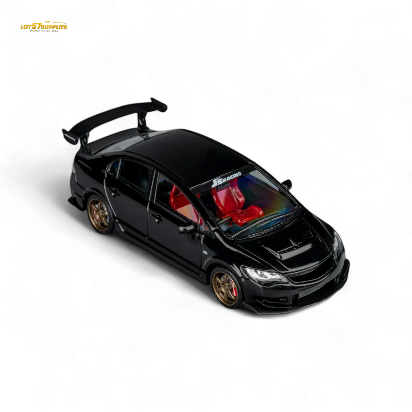 Microturbo FD2 J'S Racing Metallic Black 1:64 - ToylandEU