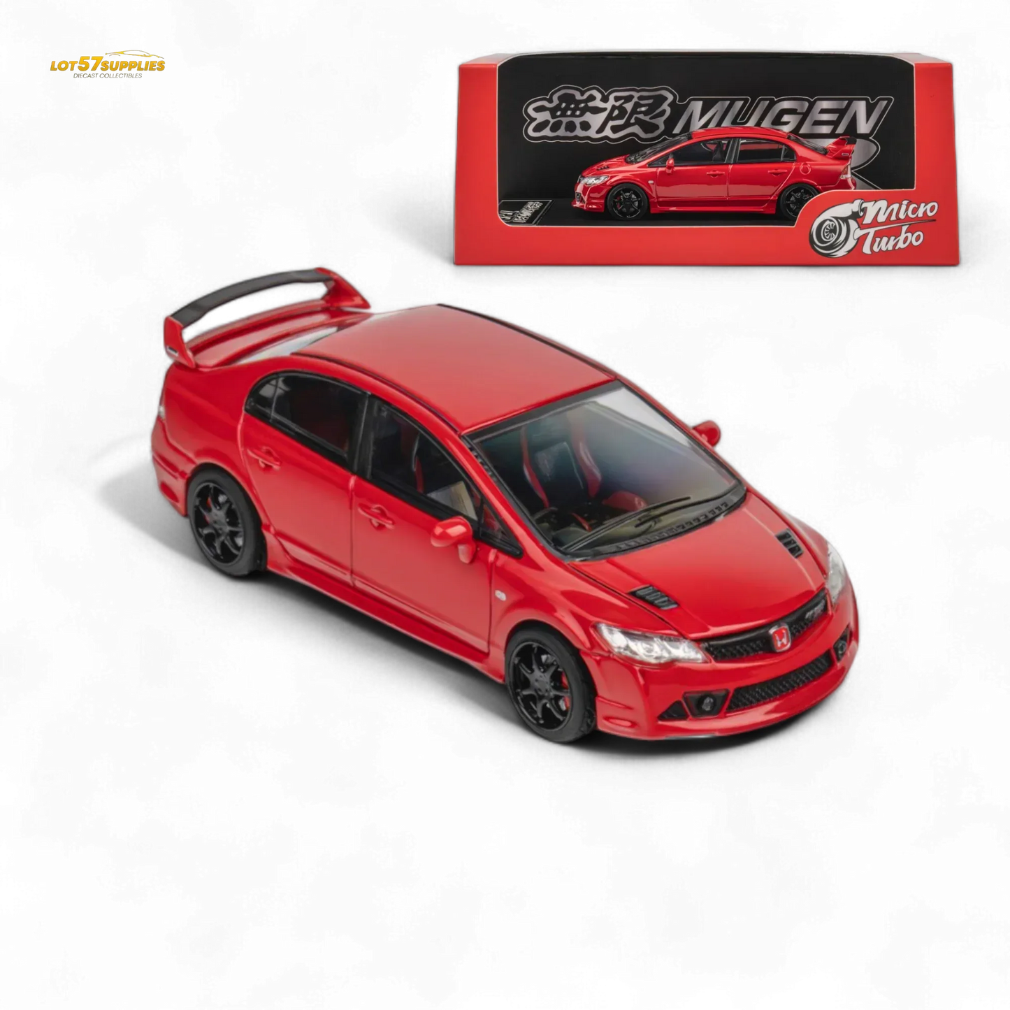 Microturbo FD2 MUGEN RR Custom - Red 1/64 - ToylandEU