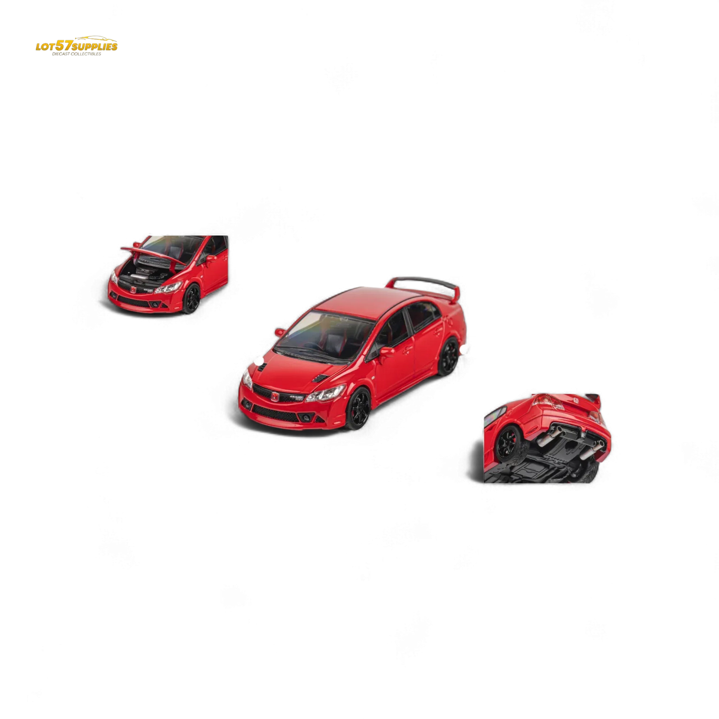 Microturbo FD2 MUGEN RR Custom - Red 1/64 - ToylandEU