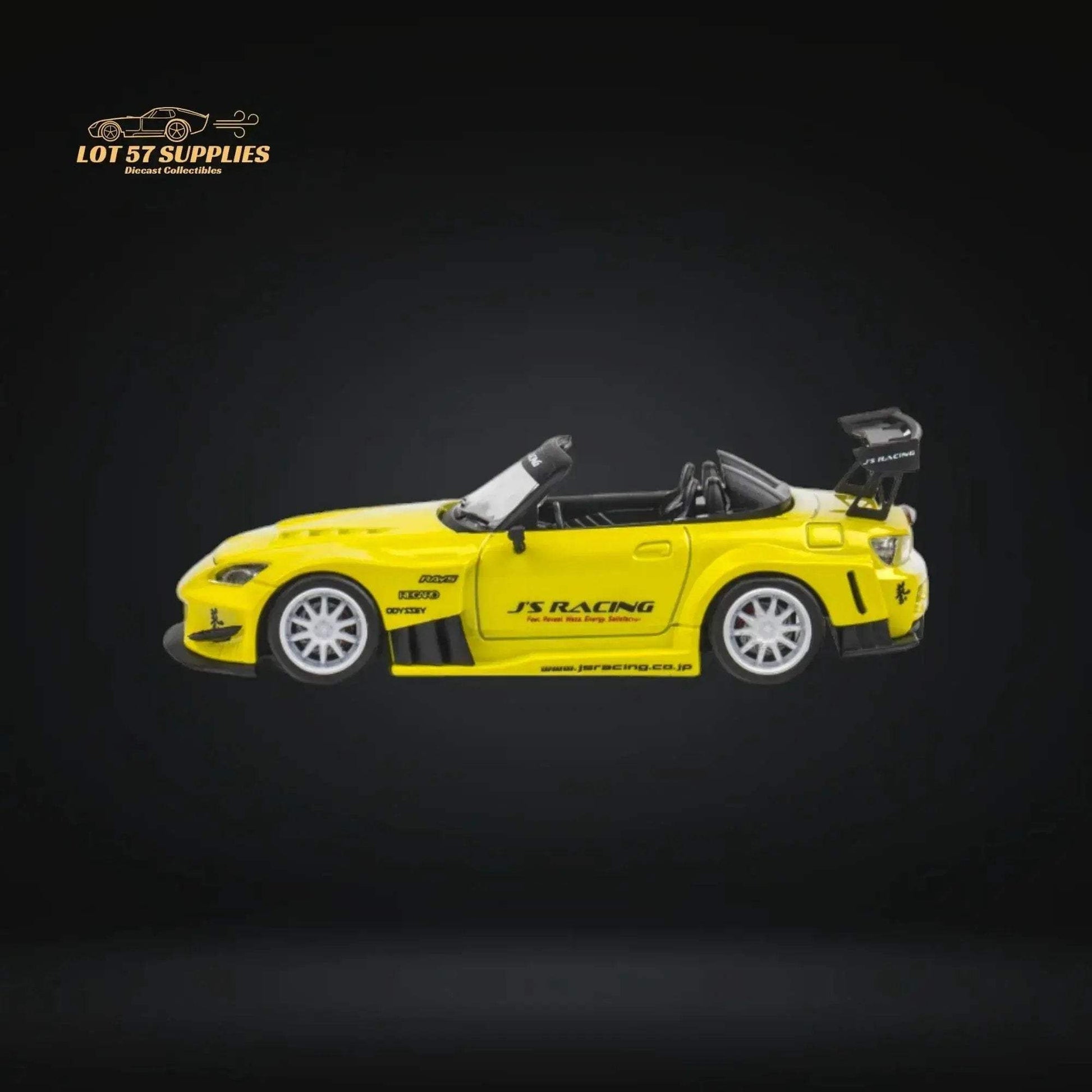 Microturbo Honda S2000 JS Racing Custom in Indy Yellow Pearl 1:64 - ToylandEU