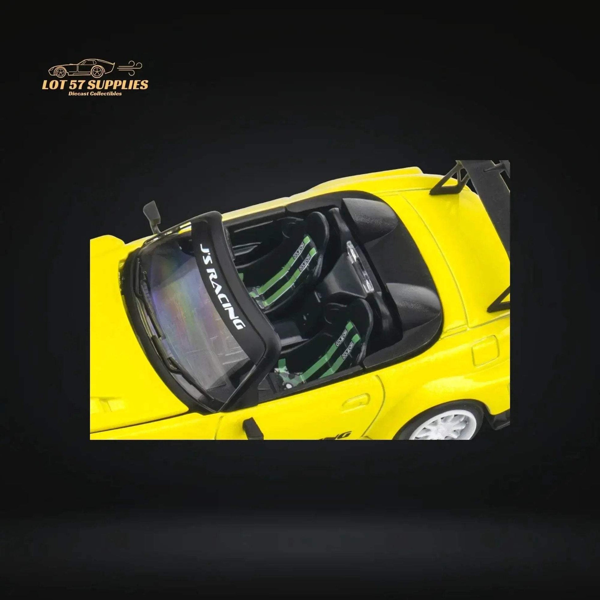 Microturbo Honda S2000 JS Racing Custom in Indy Yellow Pearl 1:64 - ToylandEU