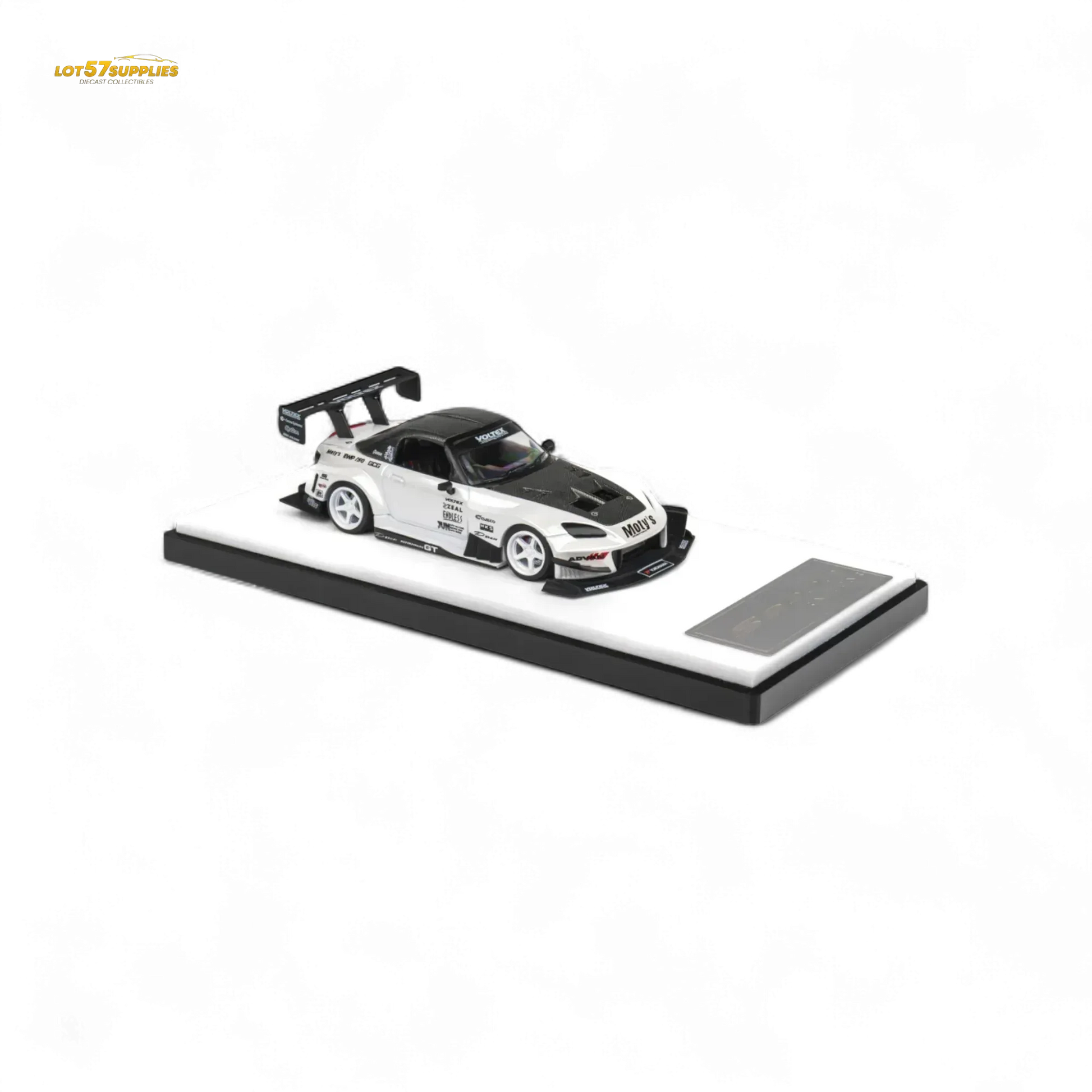Microturbo Custom S2000 - Metallic White TOP FUEL 1:64 - ToylandEU
