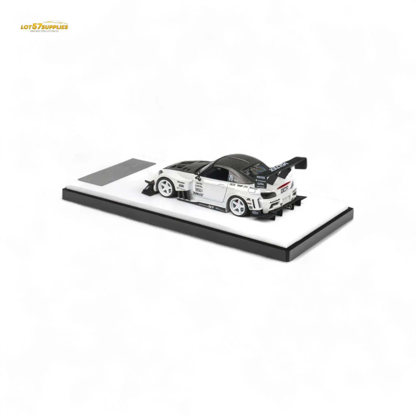 Microturbo Custom S2000 - Metallic White TOP FUEL 1:64 - ToylandEU