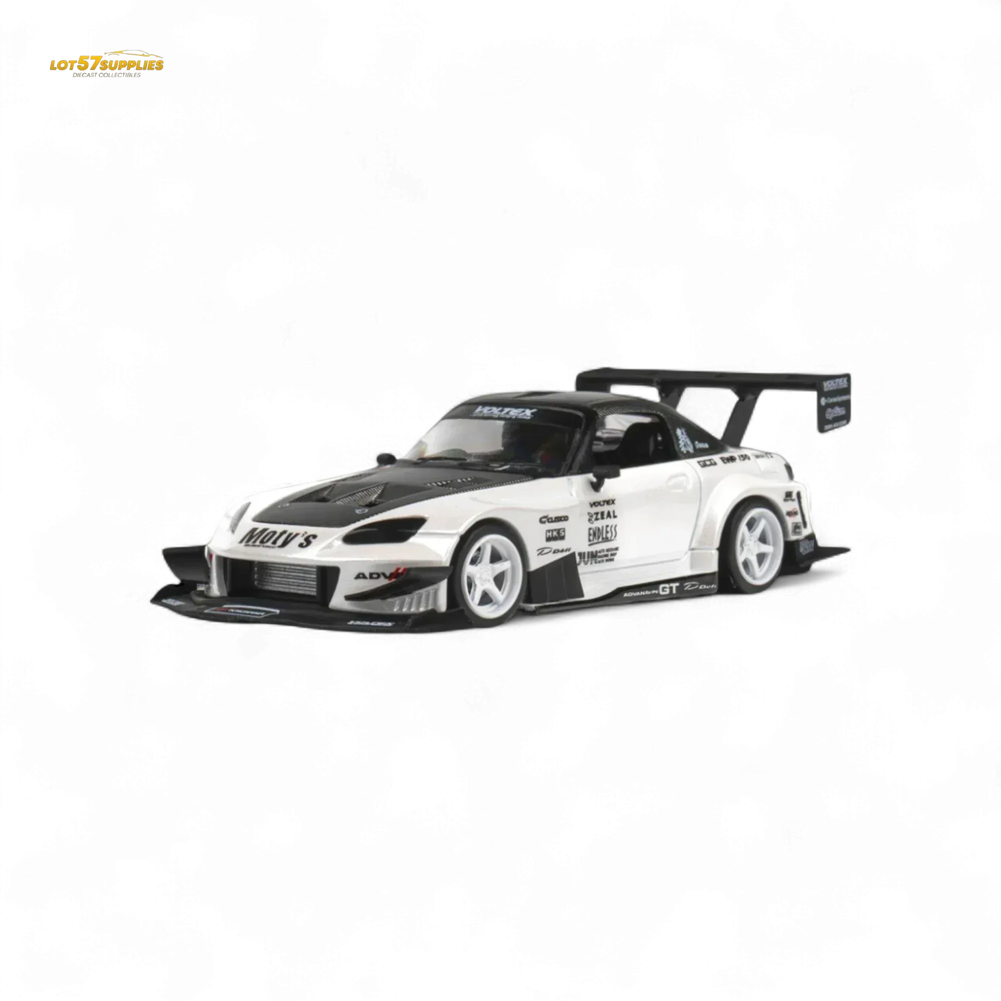 Microturbo Custom S2000 - Metallic White TOP FUEL 1:64 - ToylandEU