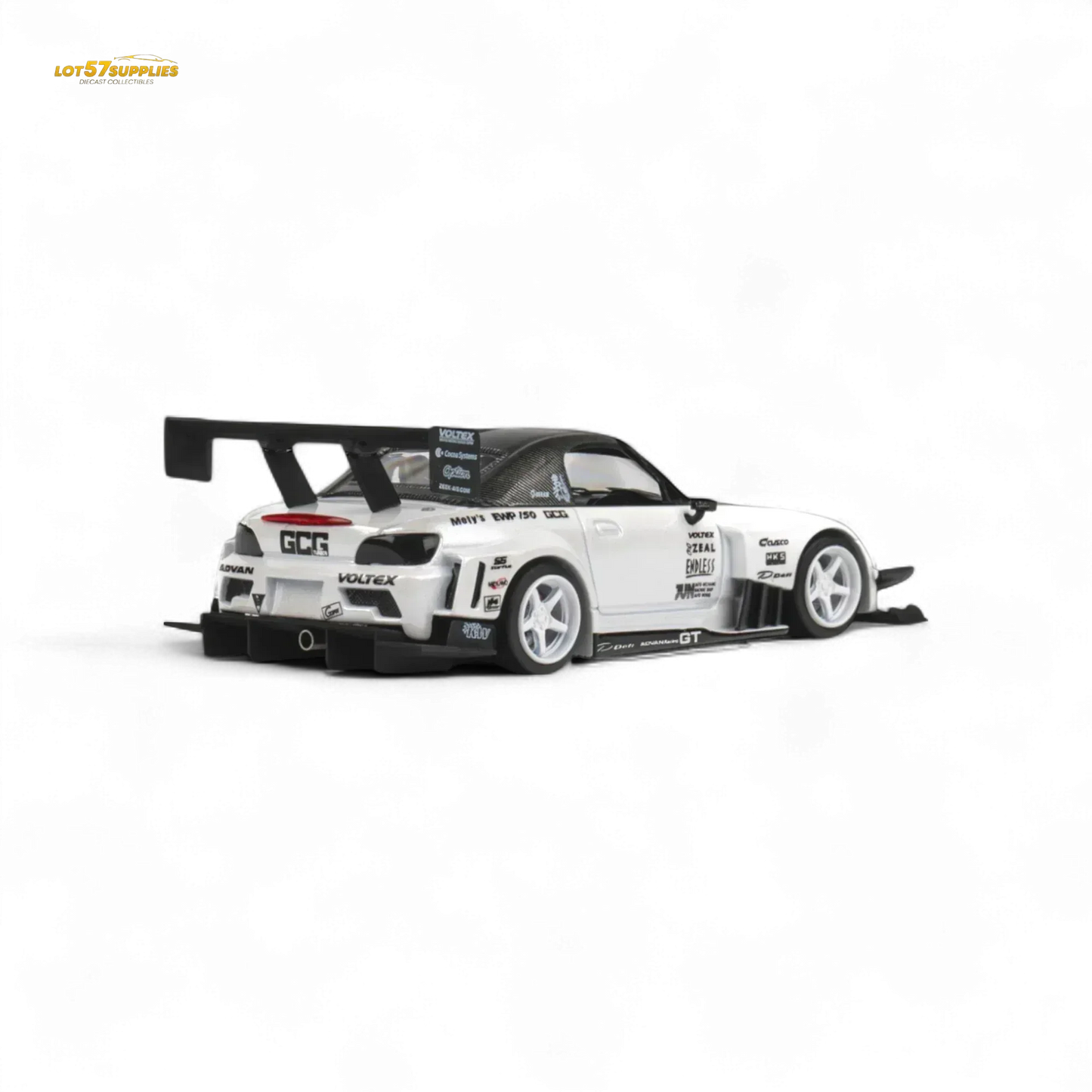 Microturbo Custom S2000 - Metallic White TOP FUEL 1:64 - ToylandEU