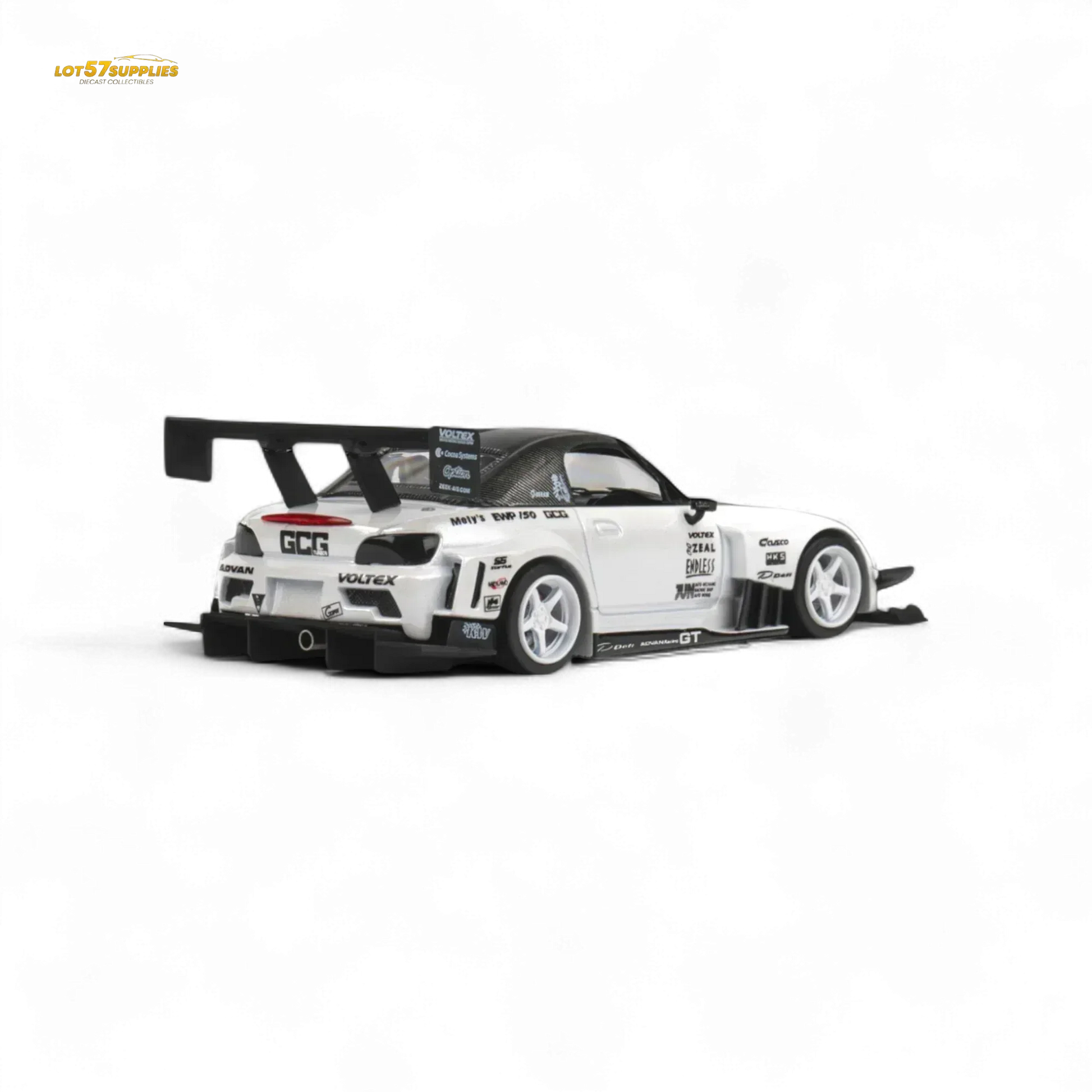 Microturbo Custom S2000 - Metallic White TOP FUEL 1:64 - ToylandEU