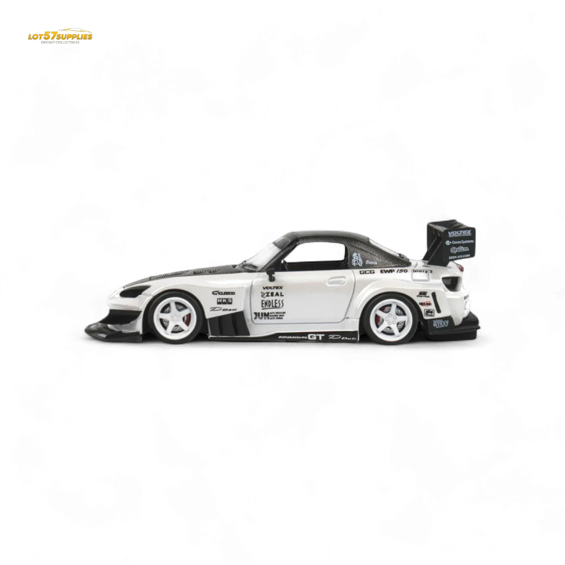 Microturbo Custom S2000 - Metallic White TOP FUEL 1:64 - ToylandEU