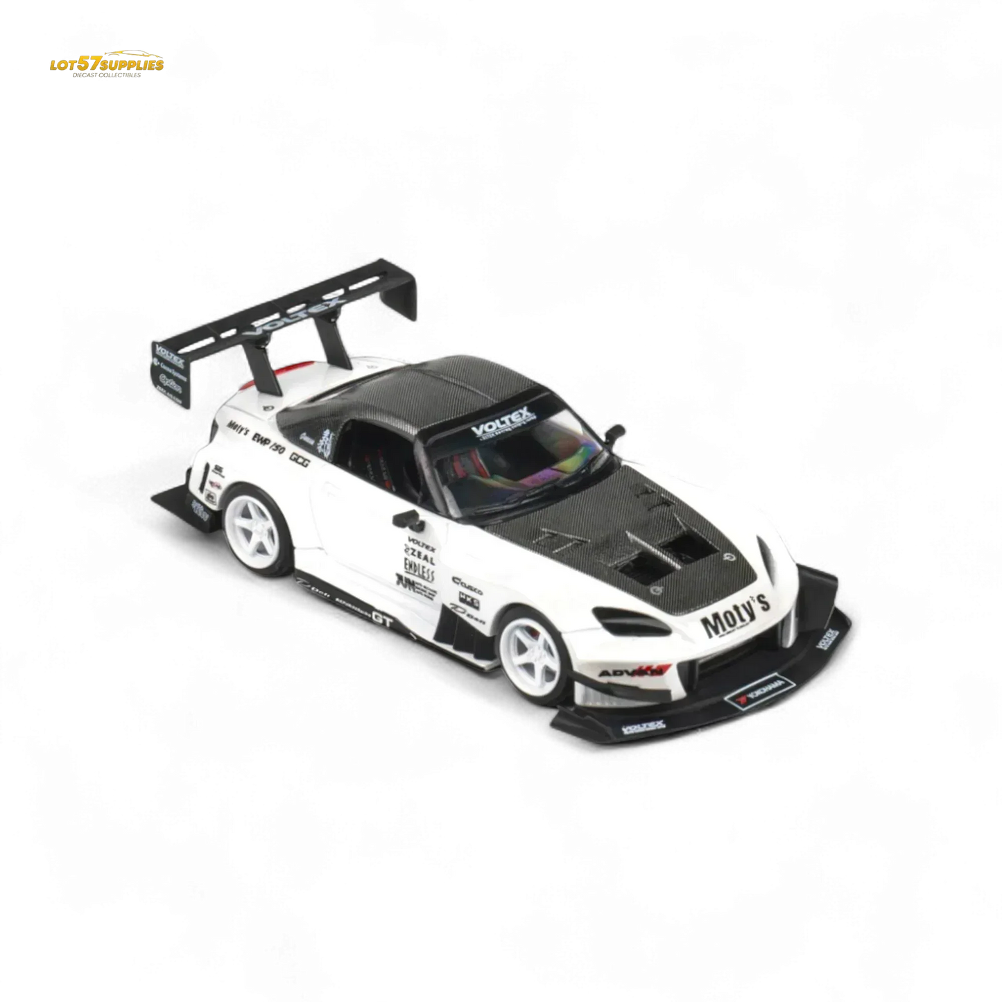 Microturbo Custom S2000 - Metallic White TOP FUEL 1:64 - ToylandEU