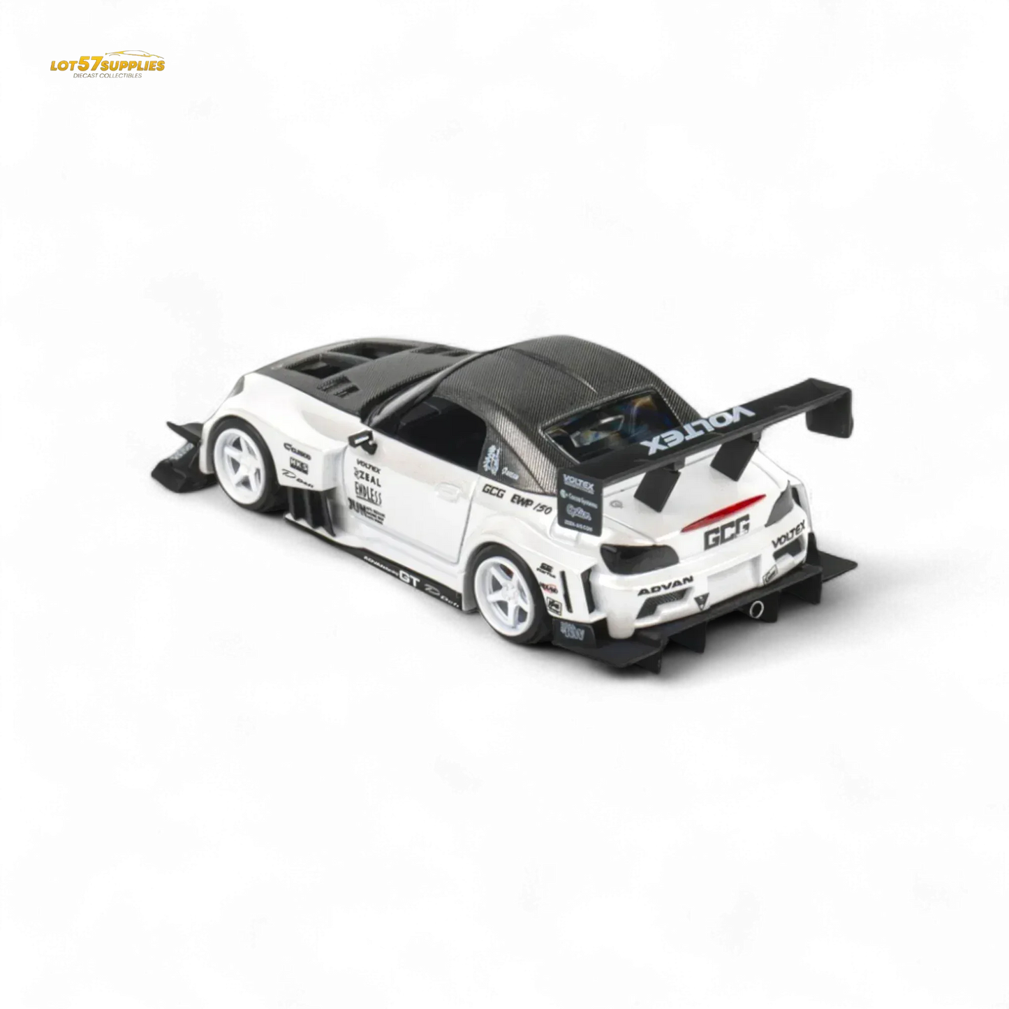 Microturbo Custom S2000 - Metallic White TOP FUEL 1:64 - ToylandEU