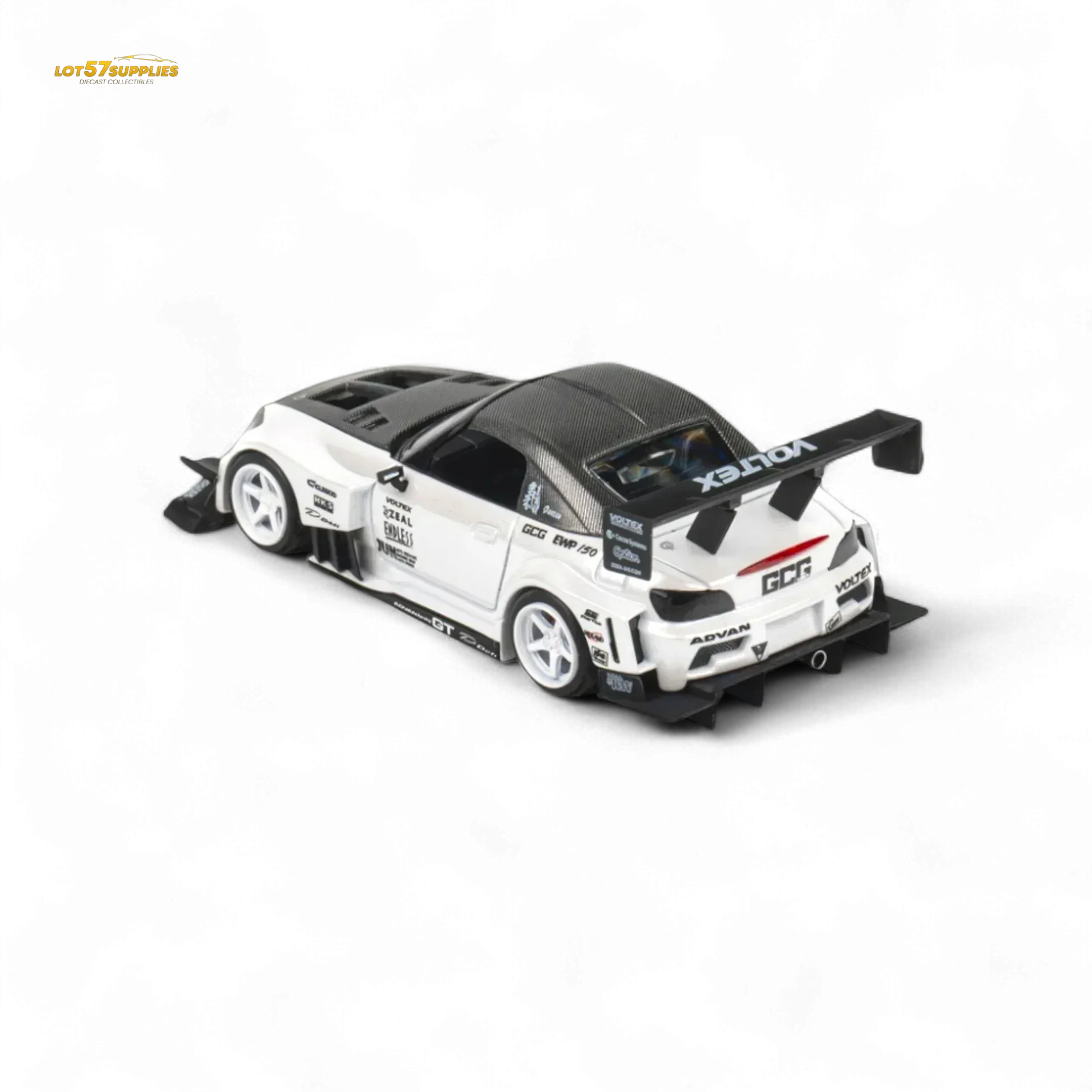 Microturbo Custom S2000 - Metallic White TOP FUEL 1:64 - ToylandEU