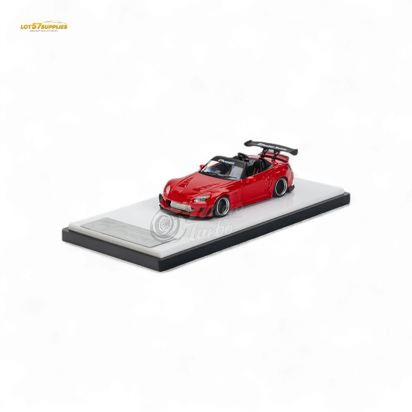 Microturbo Honda S2000 Roadster Pandem Rocket Bunny Aero Kit in Red 1:64 - ToylandEU