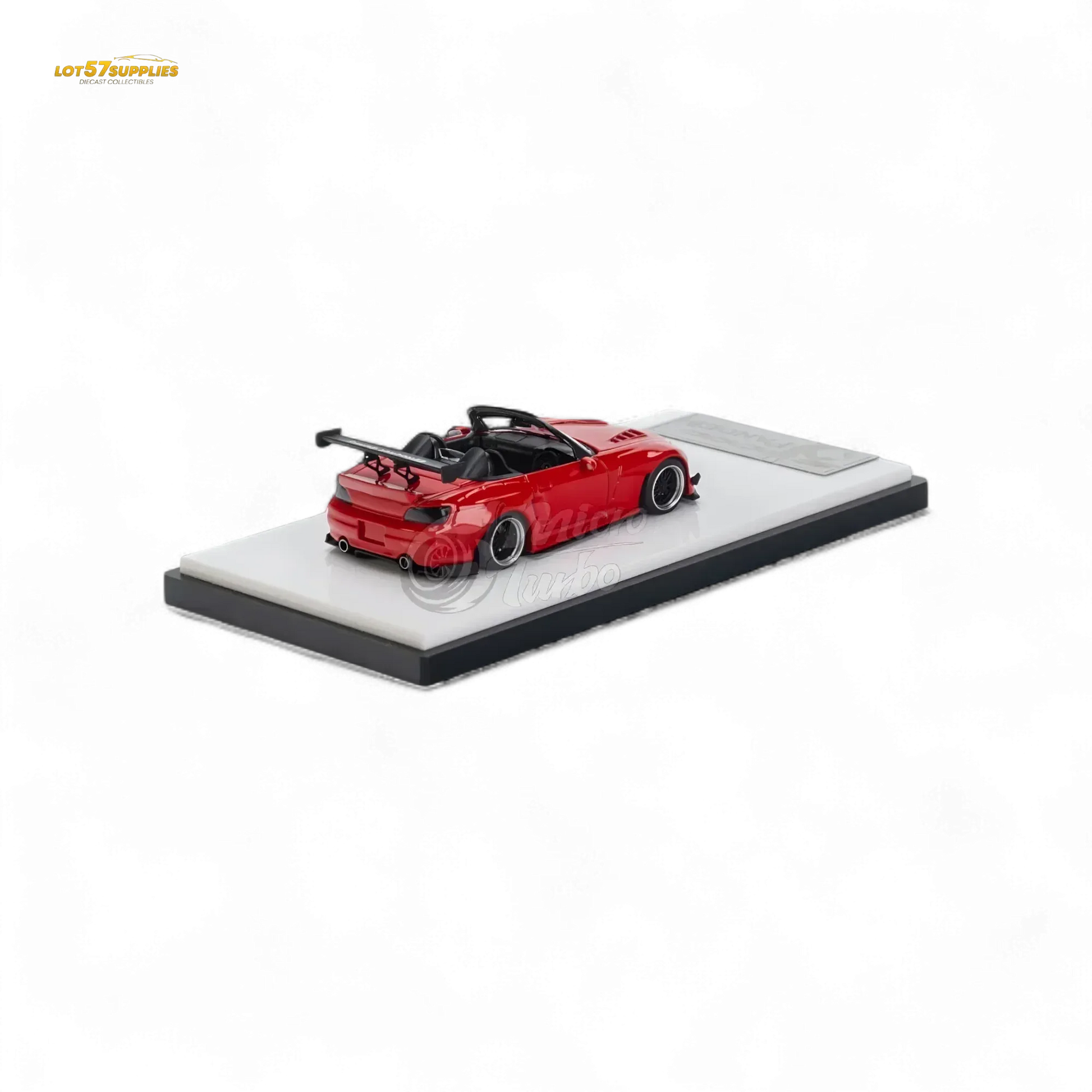 Microturbo Honda S2000 Roadster Pandem Rocket Bunny Aero Kit in Red 1:64 - ToylandEU