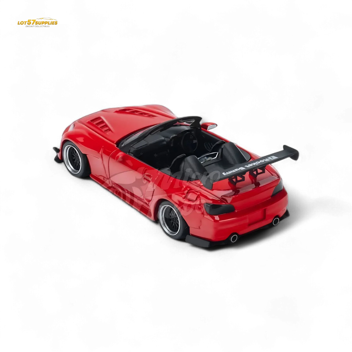 Microturbo Honda S2000 Roadster Pandem Rocket Bunny Aero Kit in Red 1:64 - ToylandEU