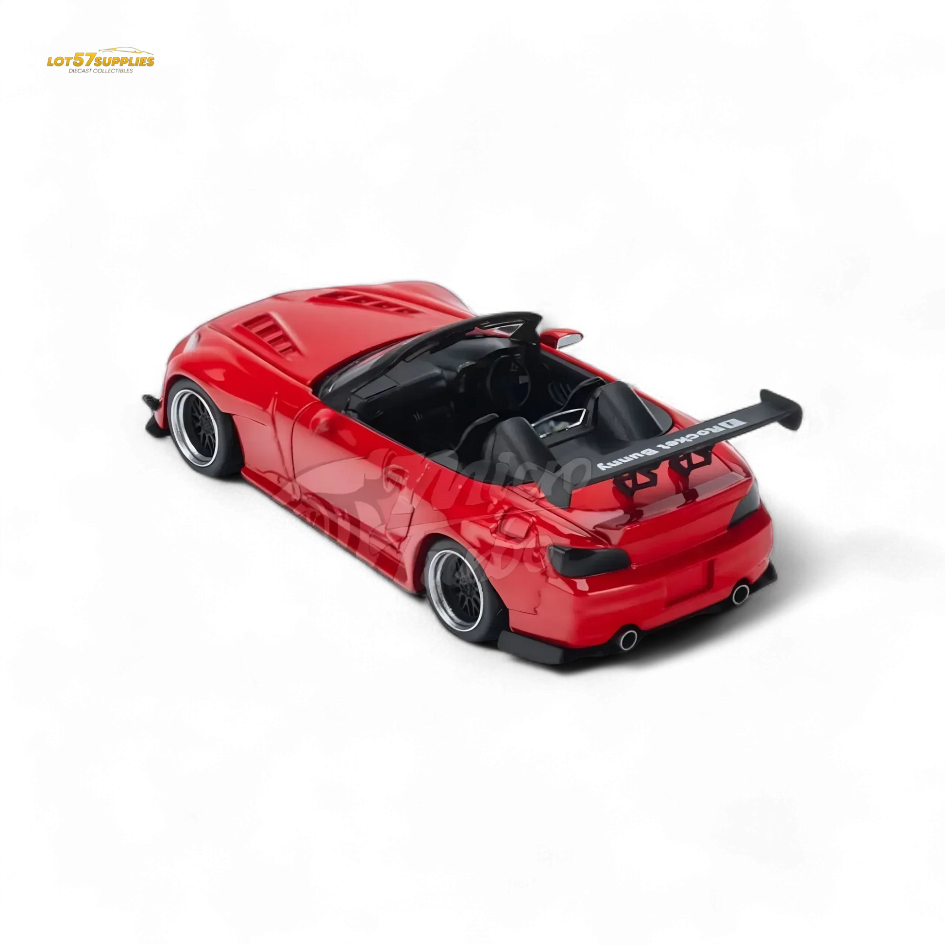 Microturbo Honda S2000 Roadster Pandem Rocket Bunny Aero Kit in Red 1:64 - ToylandEU