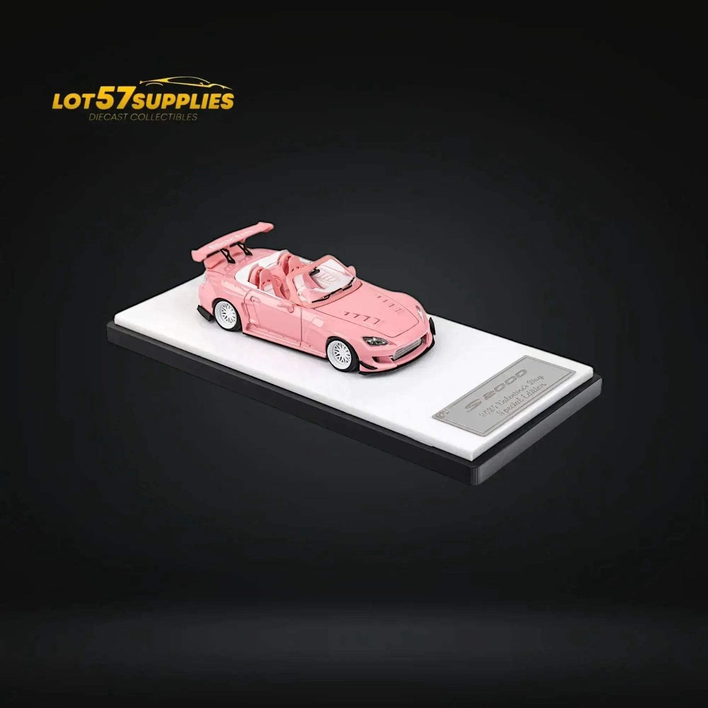 Microturbo Custom S2000 Rocket Bunny Valentine's Pink 1:64 - ToylandEU