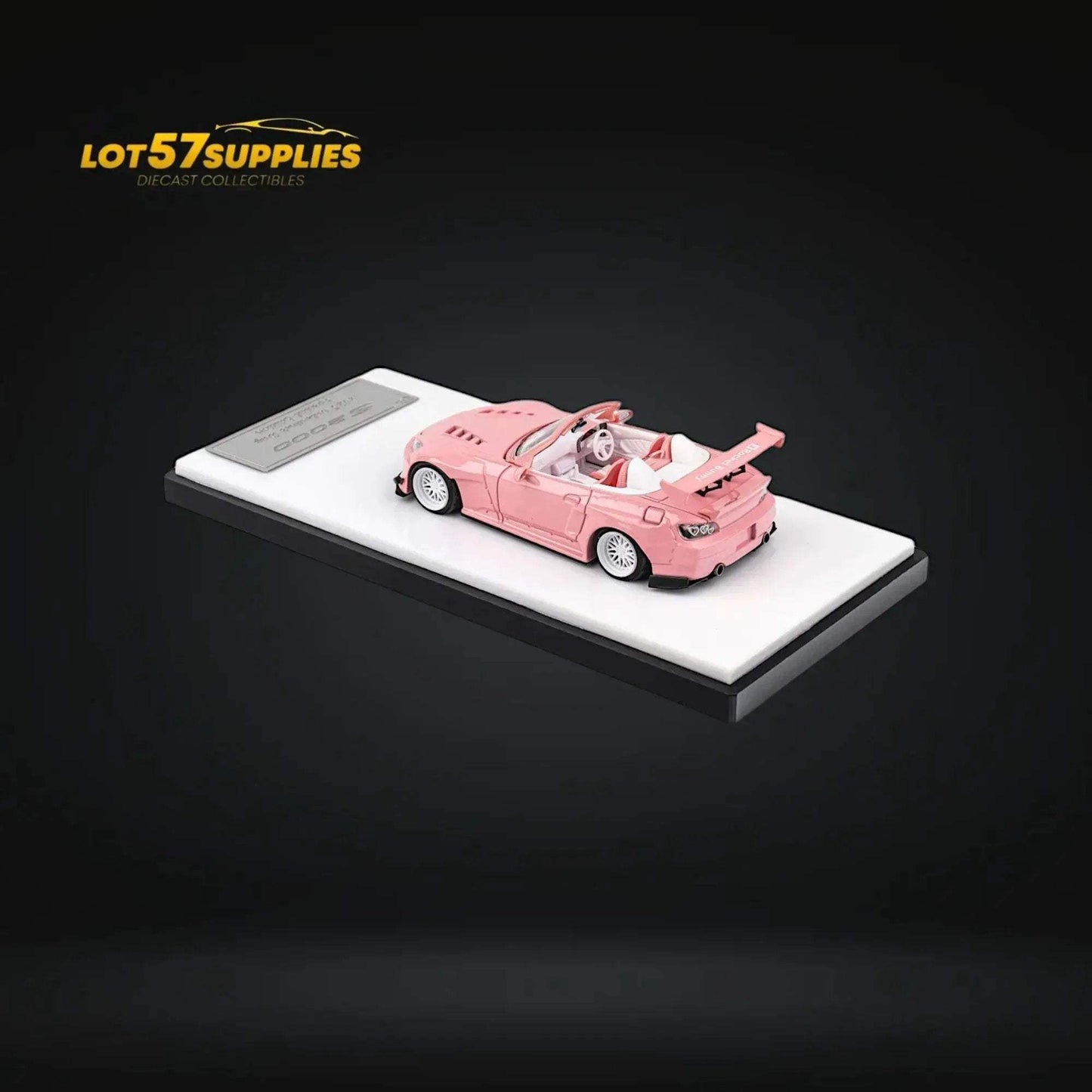 Microturbo Custom S2000 Rocket Bunny Valentine's Pink 1:64 - ToylandEU